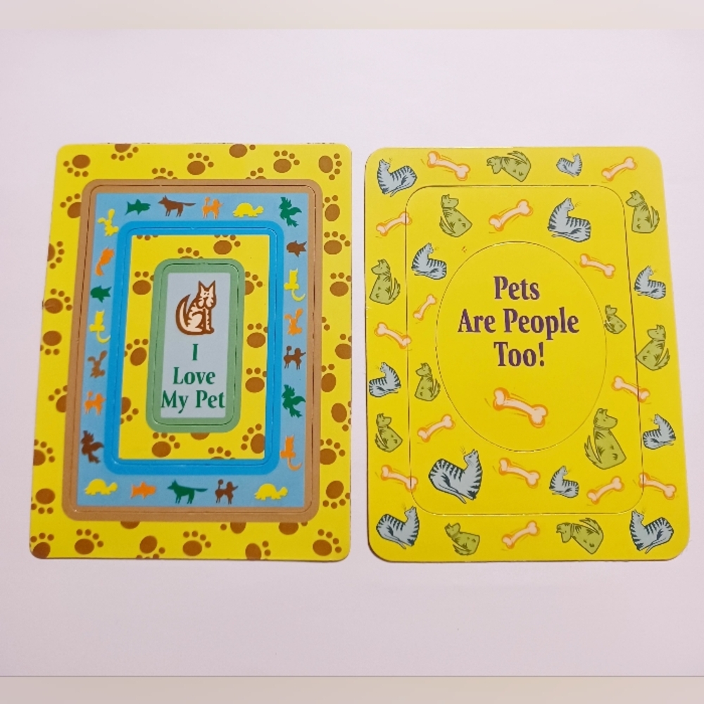 2 Pk Magnetic Pet Frame Set